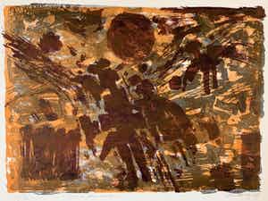 Corneille - kleurenlitho - 'Mer du sud' - 1958 (VROEG WERK) verkocht voor € 650!