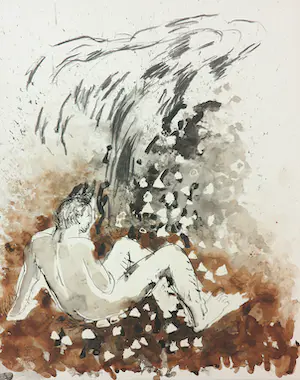 Fernando Lange Walton - Lot van drie aquarellen, Zonder titel kopen? Bied vanaf 1!