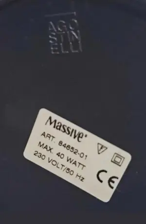 Philips - Agostinelli tafellamp met albast glas en een messing metalen lampvoet/voet. kopen? Bied vanaf 125!