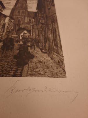 Niet of onleesbaar gesigneerd - Dom van Schwerin in Mecklenburg-Voor-Pommeren kopen? Bied vanaf 1!