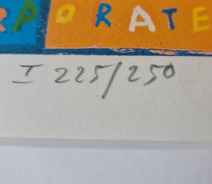 Clemens Briels - Corporate Art - gesigneerd - ingelijst - 250 ex. kopen? Bied vanaf 50!