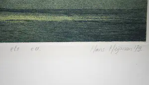 Hans Heijman - 2 kleuretsen op 1 blad - epreuve exemplaren kopen? Bied vanaf 65!