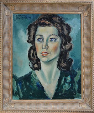 Edmond Wingen - Portret dame kopen? Bied vanaf 60!