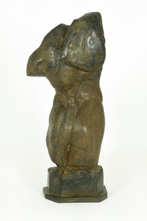 Pierre Chenet - Bronzen beeld van mannen torso - 7 kg kopen? Bied vanaf 395!