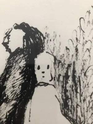 Melle Oldeboerrigter - inkttekening figuren kopen? Bied vanaf 50!