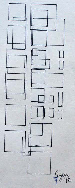 Siep van den Berg - Pentekening - 1976 verkocht voor € 75!