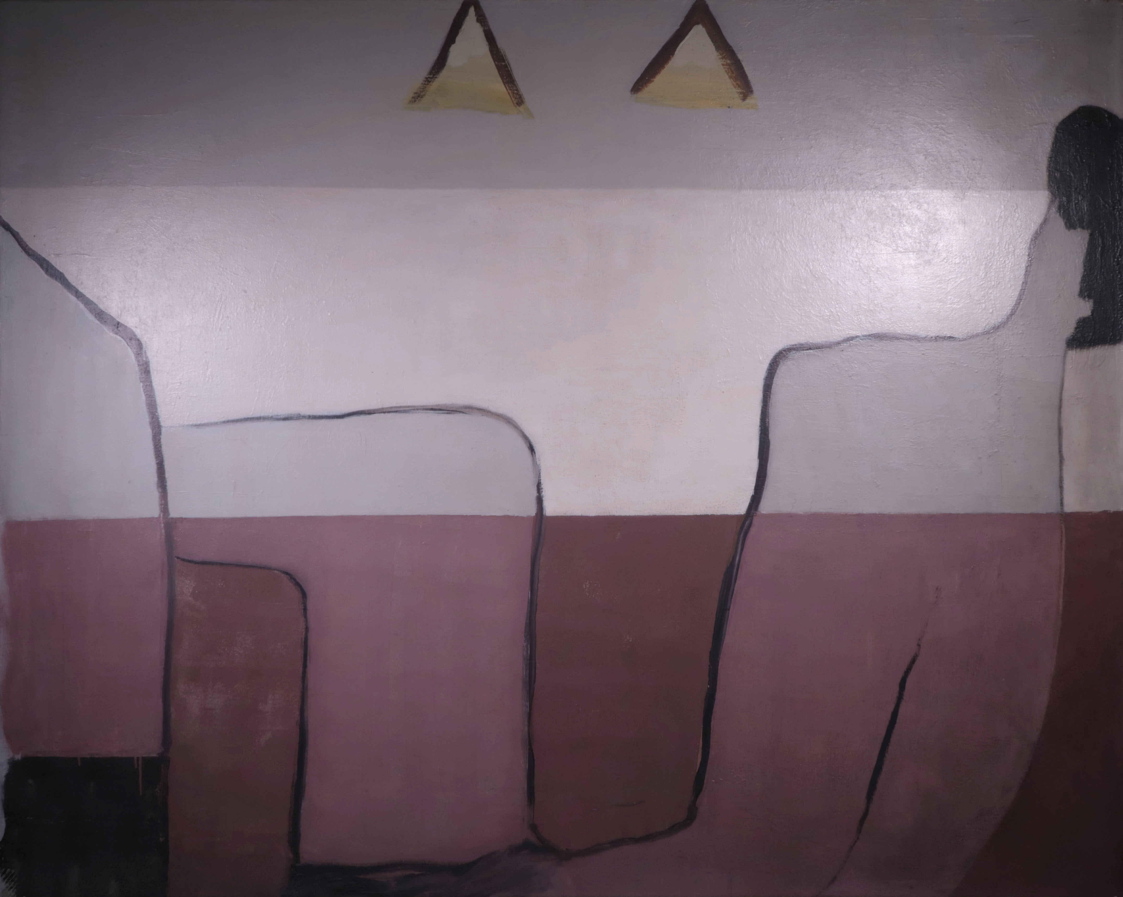 Gerard Leonard van den Eerenbeemt - Olieverf op doek, Zonder titel (Groot) kopen? Bied vanaf 400!