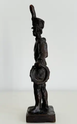 Jean en Marianne Bremers - bronzen sculptuur | 'De tamboer' | 1993 kopen? Bied vanaf 300!