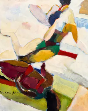 Jan Peter van Opheusden - Aan het strand (Uniek werk) kopen? Bied vanaf 1500!