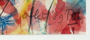 Pom Hoogstadt - Aquarel, Klaproos - Ingelijst kopen? Bied vanaf 50!