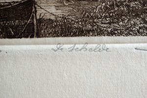 Henri De Budt - Ets - Sint Amands bij Puurs - De Schelde kopen? Bied vanaf 30!