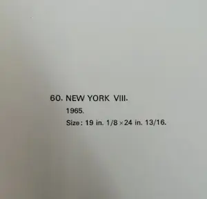 Bernard Buffet - New York VII, 1965. Lithografie. kopen? Bied vanaf 25!