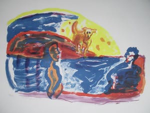 Pieter Defesche - Ingelijste litho kopen? Bied vanaf 70!