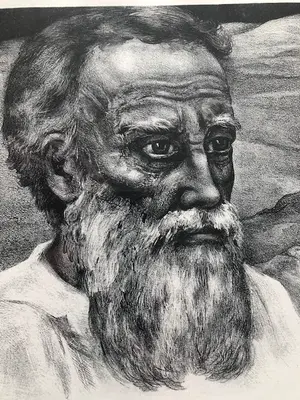 Aart van Dobbenburgh - portret van man met baard kopen? Bied vanaf 1!