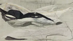 Ger Jansen - Wandkleed, Abstracte compositie (Zeer groot) kopen? Bied vanaf 100!