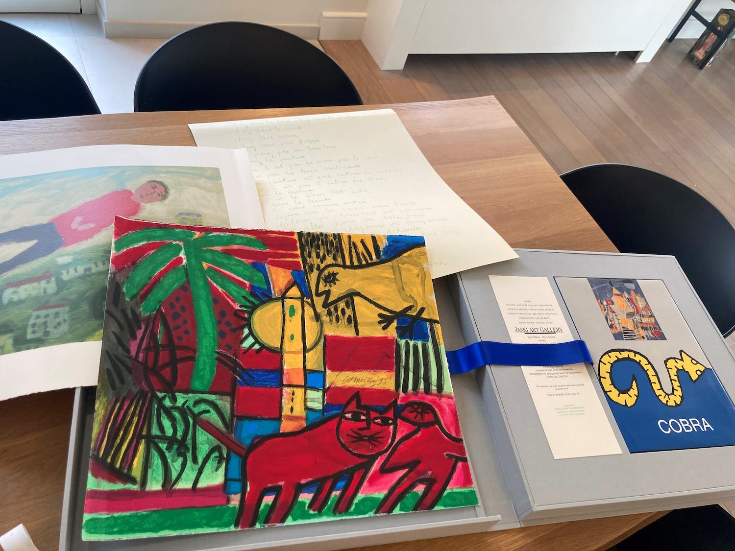 Corneille - Cassette met twee kleurrijke zeefdrukken kopen? Bied vanaf 320!