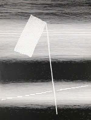 Michel Seuphor - Zeefdruk, Zonder titel verkocht voor € 70!