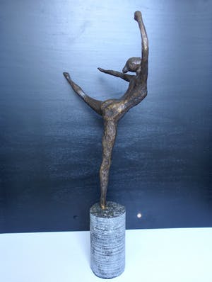 Brons (Onbekend) - Ballerina in brons , fraai beeld! kopen? Bied vanaf 150!