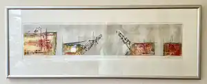 Olivier Beijn - Kleurenets - Burg - Abstract - Ingelijst (Groot) verkauft für € 75!