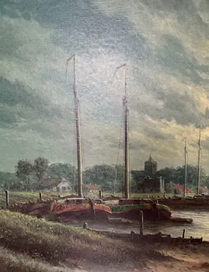 Herman Wijngaard - Riviergezicht kopen? Bied vanaf 120!