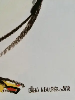 Ellen Meuwese - Litho Kip kopen? Bied vanaf 10!