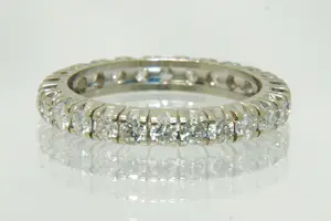 15 - 18 karaats witgouden alliancering met ca 1.30 crt briljant geslepen diamant kaufen? Bieten Sie von 760!