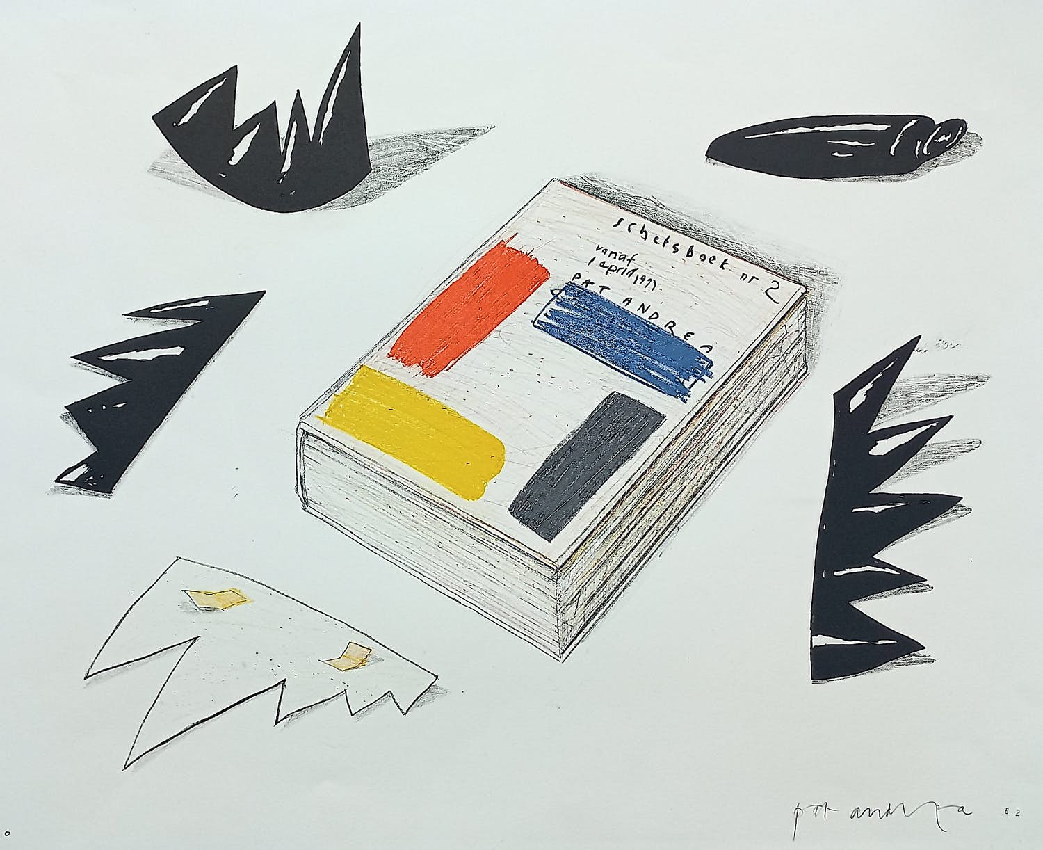 Pat Andrea - Schetsboek nr. 2, litho kopen? Bied vanaf 50!