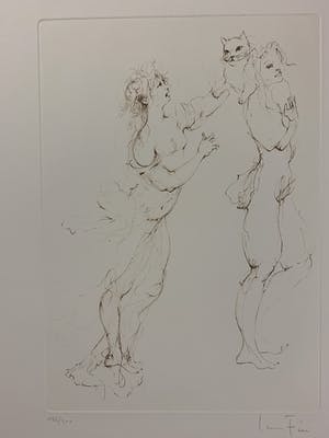 Leonor Fini - Des femmes et le chat kopen? Bied vanaf 25!