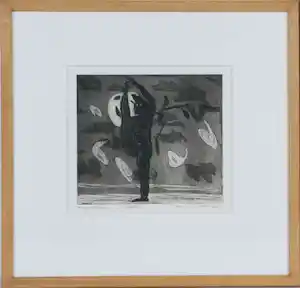 Alphons Freijmuth - ets ‘Mythe’ - 1996 - ingelijst. vendu pour 60€ !