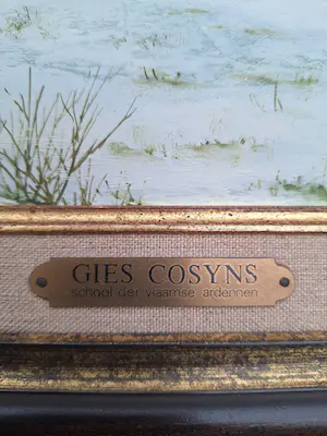 Gies Cosyns - Winterlandschap Vlaamse Ardennen kopen? Bied vanaf 295!