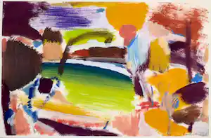 Klaas Boonstra - Gemengde techniek op papier, Abstracte compositie verkauft für € 63!