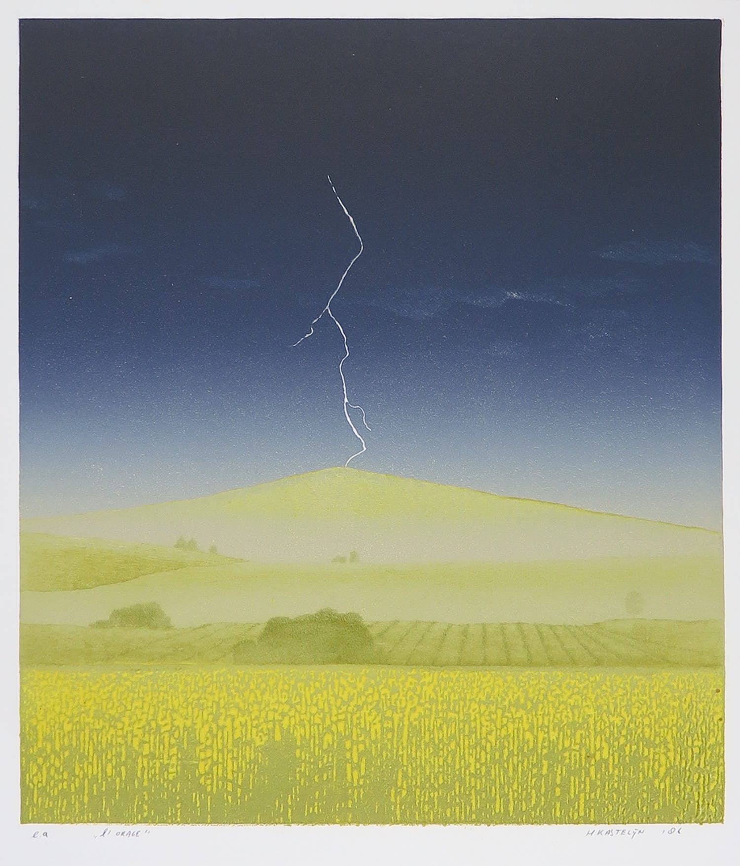 Henk Kastelijn - Kleurenets, L'orage kopen? Bied vanaf 20!