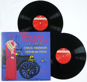 Robert Indiana - Gesigneerde LP-hoes, Virgil Thompson en Gertrude Stein: The Mother of Us All verkocht voor € 1!