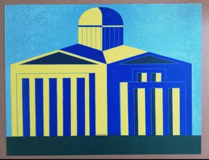 Ko Aarts - GEBOUW / KLEURLITHOGRAFIE / 50x65cm / SIG / 1995 kopen? Bied vanaf 23!