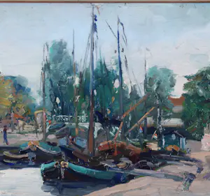 Jack Aue - Havengezicht kopen? Bied vanaf 450!