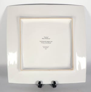 Maya Wildevuur - Aardewerk, Schaal ''Haantje'' kopen? Bied vanaf 10!