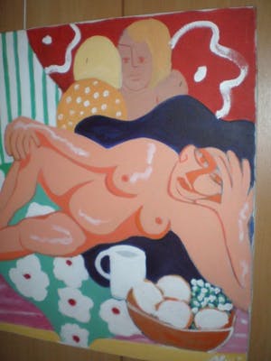 Niet of onleesbaar gesigneerd - Nuri Taub Me And my model 1991 kopen? Bied vanaf 1!