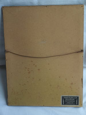 Maarten Langbroek - Ets, Reguliersgracht, Amsterdam – Gesigneerd en ingelijst – ca 1965 kopen? Bied vanaf 10!