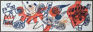 Corneille - Exhibition of new paintings (1971), publicatie met originele litho kopen? Bied vanaf 1!