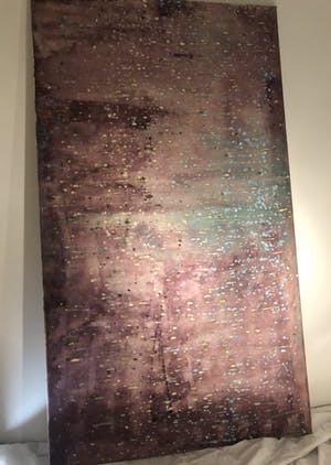 Niet of onleesbaar gesigneerd - Compositie op paars kopen? Bied vanaf 1!