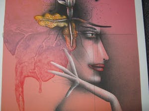 Paul Wunderlich - Tête d'une Femme kopen? Bied vanaf 30!