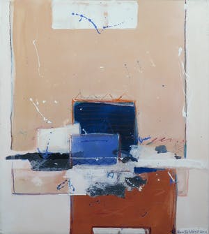 Ron van der Werf - Zeefdruk gelijmd op kunststof op doek, Zonder titel kopen? Bied vanaf 1!