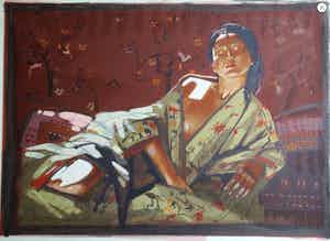 Nico Vrielink - Kleurenzeefdruk CLAIR OBSCUR Handgesigneerd. verkocht voor € 125!