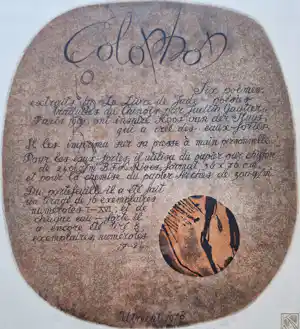 Koos van der Sluys - Colophon verkauft für € 45!