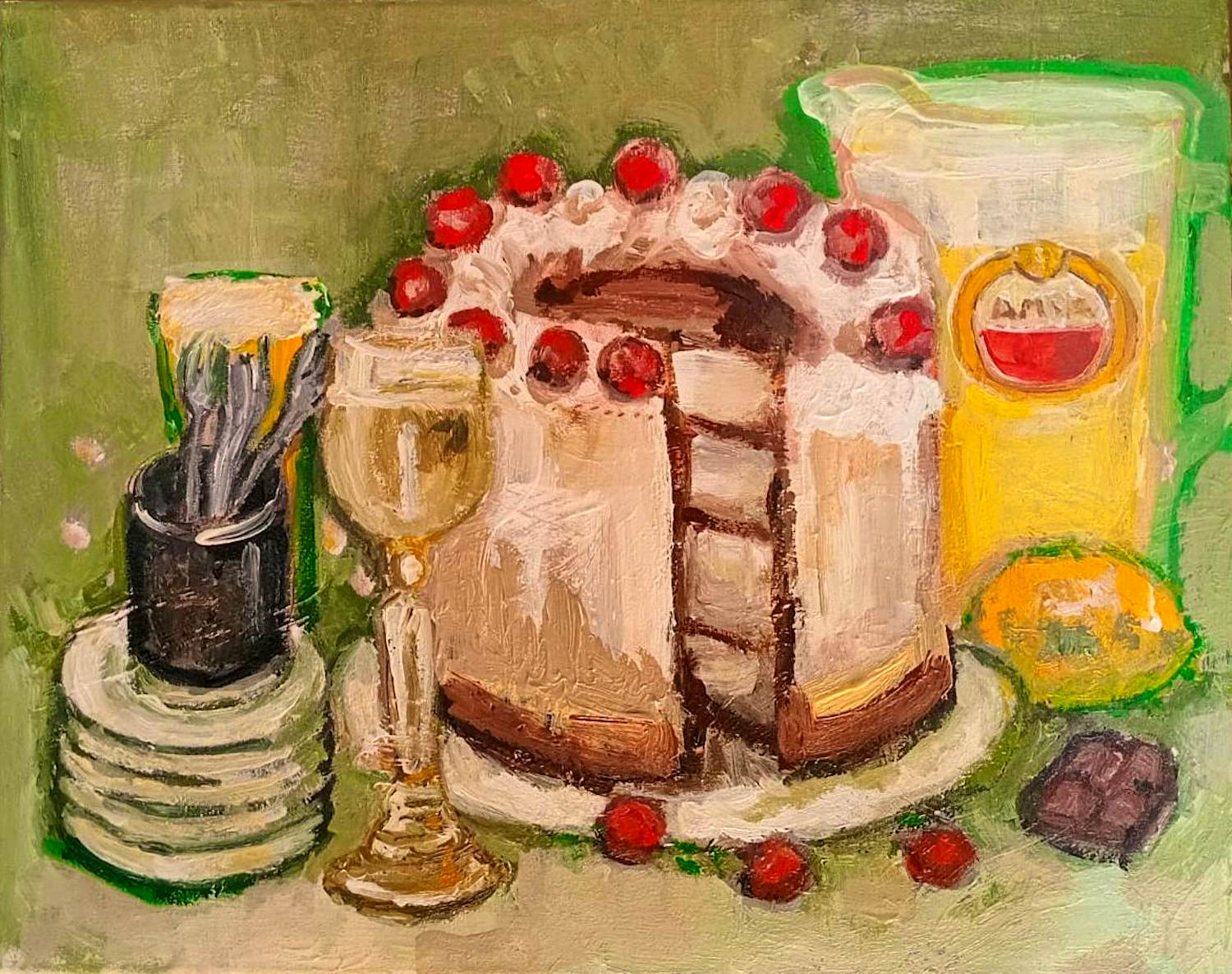 Buy Tanja Koelemij - serie stillevens (feest)? Bid from 79!