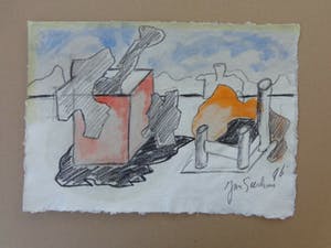 Jan Sierhuis - FIGURATIE / ORIGINEEL WERK / 21x30cm / SIG / 1996 kopen? Bied vanaf 55!