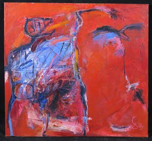 Franscz Witte - Acryl op doek, Alter ego kopen? Bied vanaf 1!