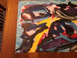 Karel Appel - 3 faces into clouds kopen? Bied vanaf 365!