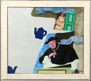 Jan van Wensveen - Olieverf op paneel, Säkerheits - Ingelijst verkocht voor € 50!