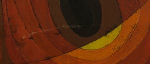 Kees Rademaker - Olieverf op doek, Kijk door je ooghaar - Ingelijst (Zeer groot) kopen? Bied vanaf 1!